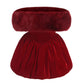 Candice Velvet Dress (Red)