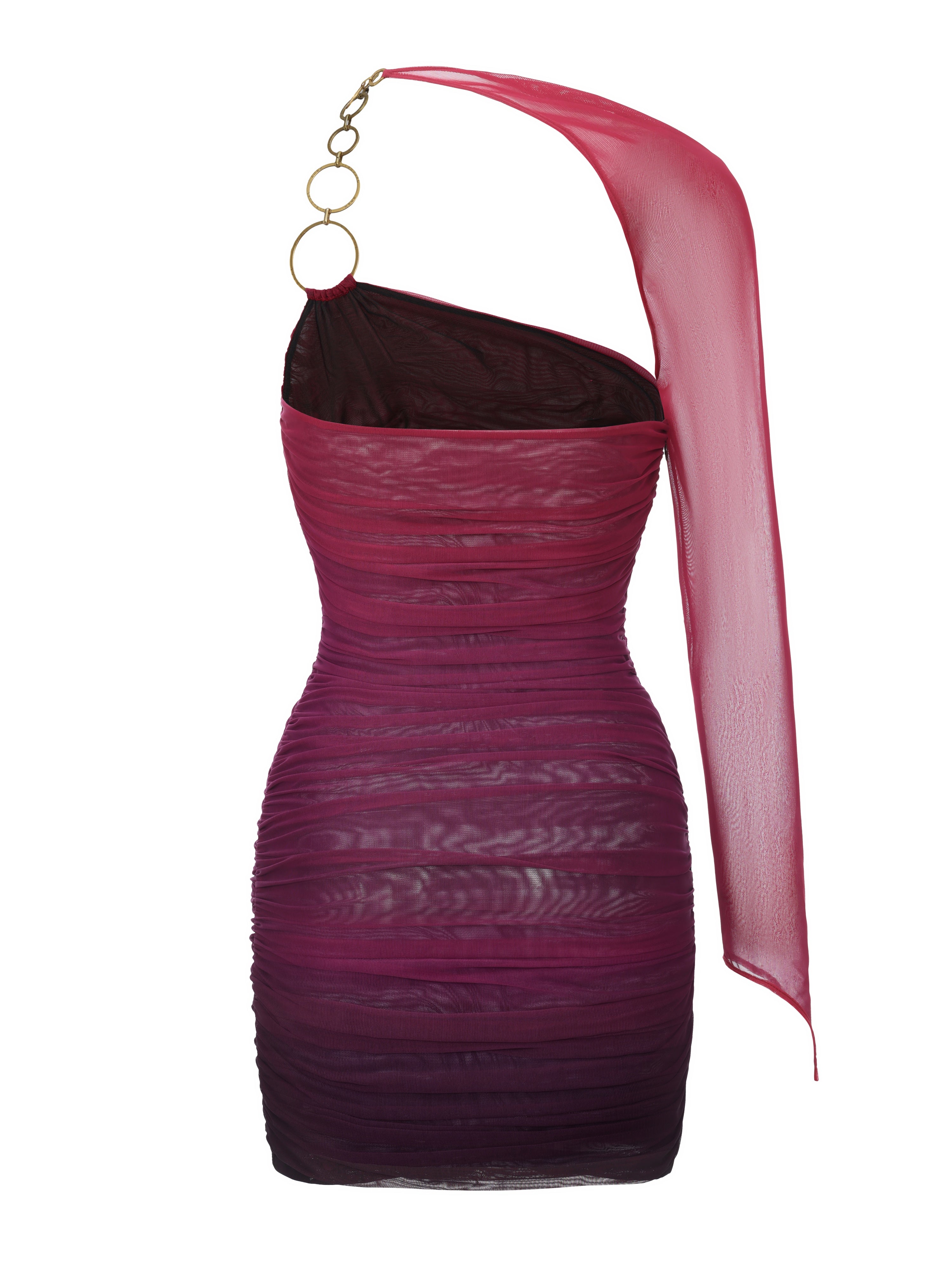 Violetta One-Shoulder Gradient Dress | Nana Jacqueline