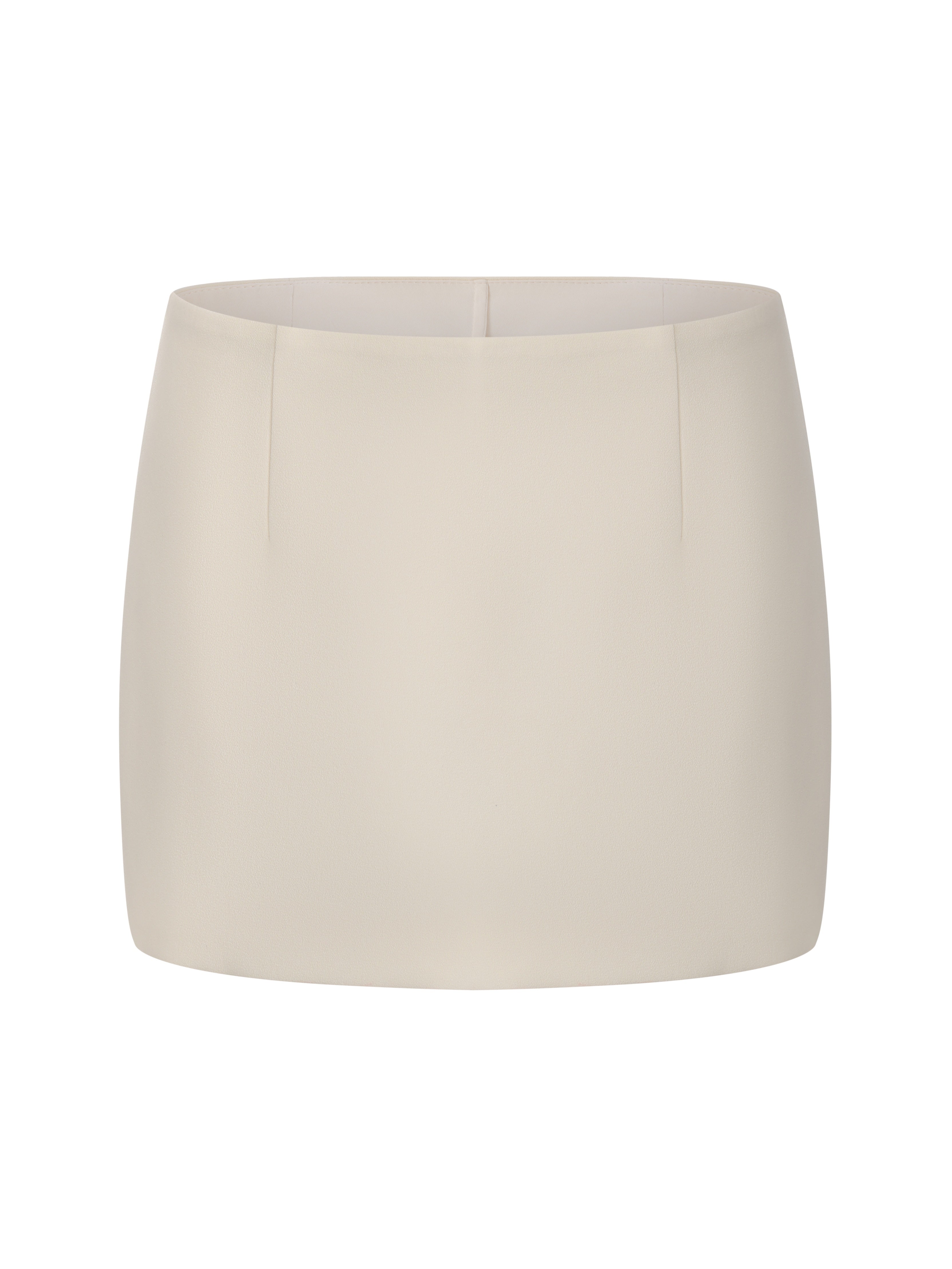 Alina Straight Champagne Mini Skirt