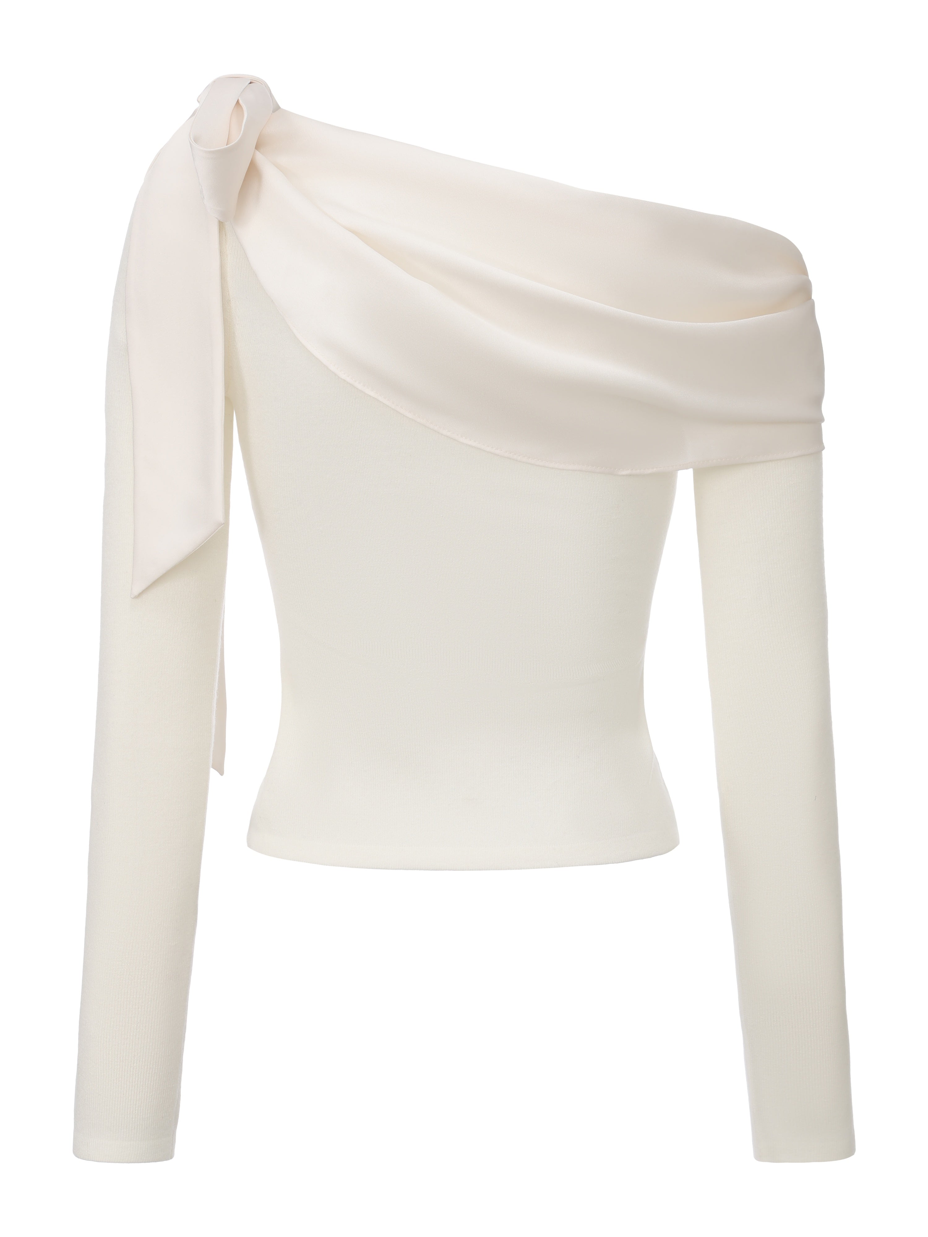 Camellia Off-Shoulder White Top