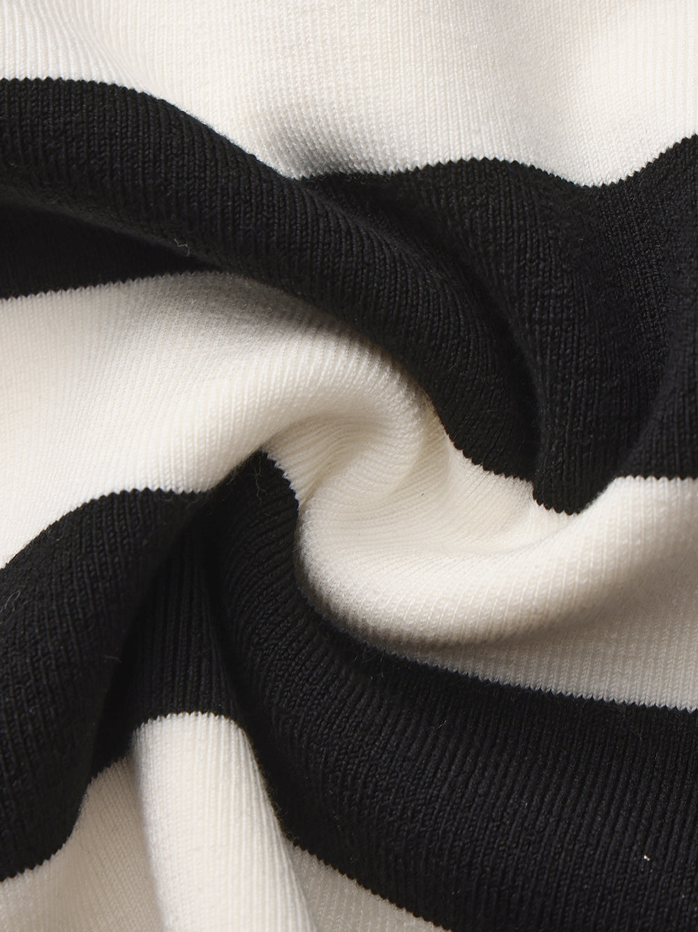 Tessa Striped Black Knit Dress