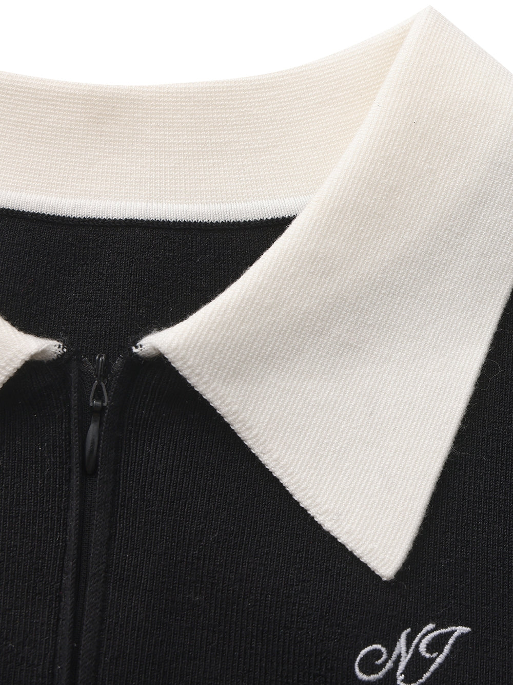 Tessa Striped Black Knit Dress