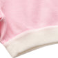 Millie Fold-Over Waistband Pink Knit Shorts