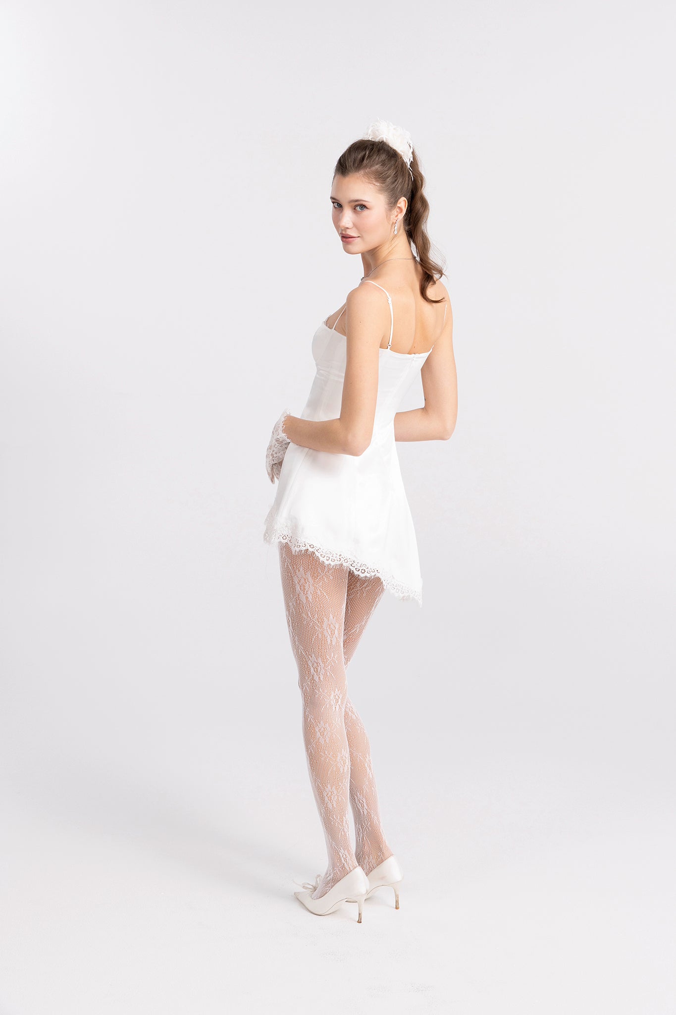 Marilyn Satin Mini Dress