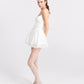 Veronica Backless Mini Dress (White)