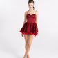Veronica Backless Mini Dress (Red)