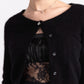Mirabelle Knitted Cardigan (Black)