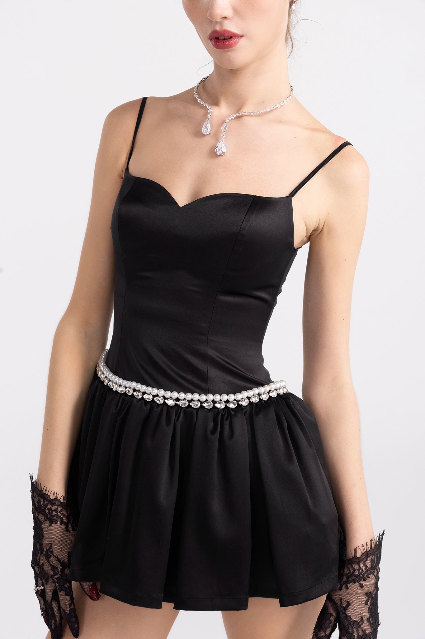 Bella Pearl Mini Dress