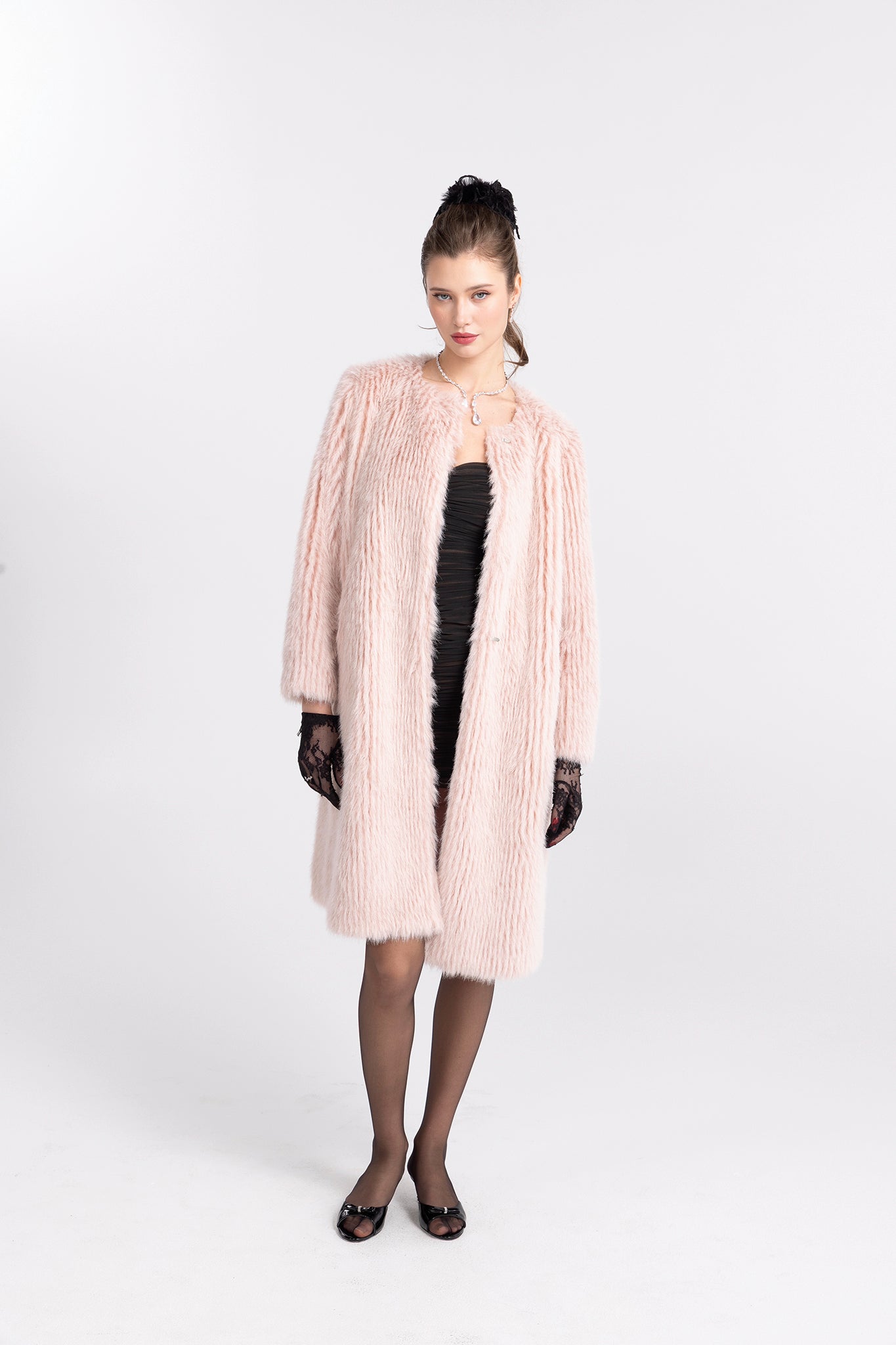 J’adore Faux Fur Long Coat