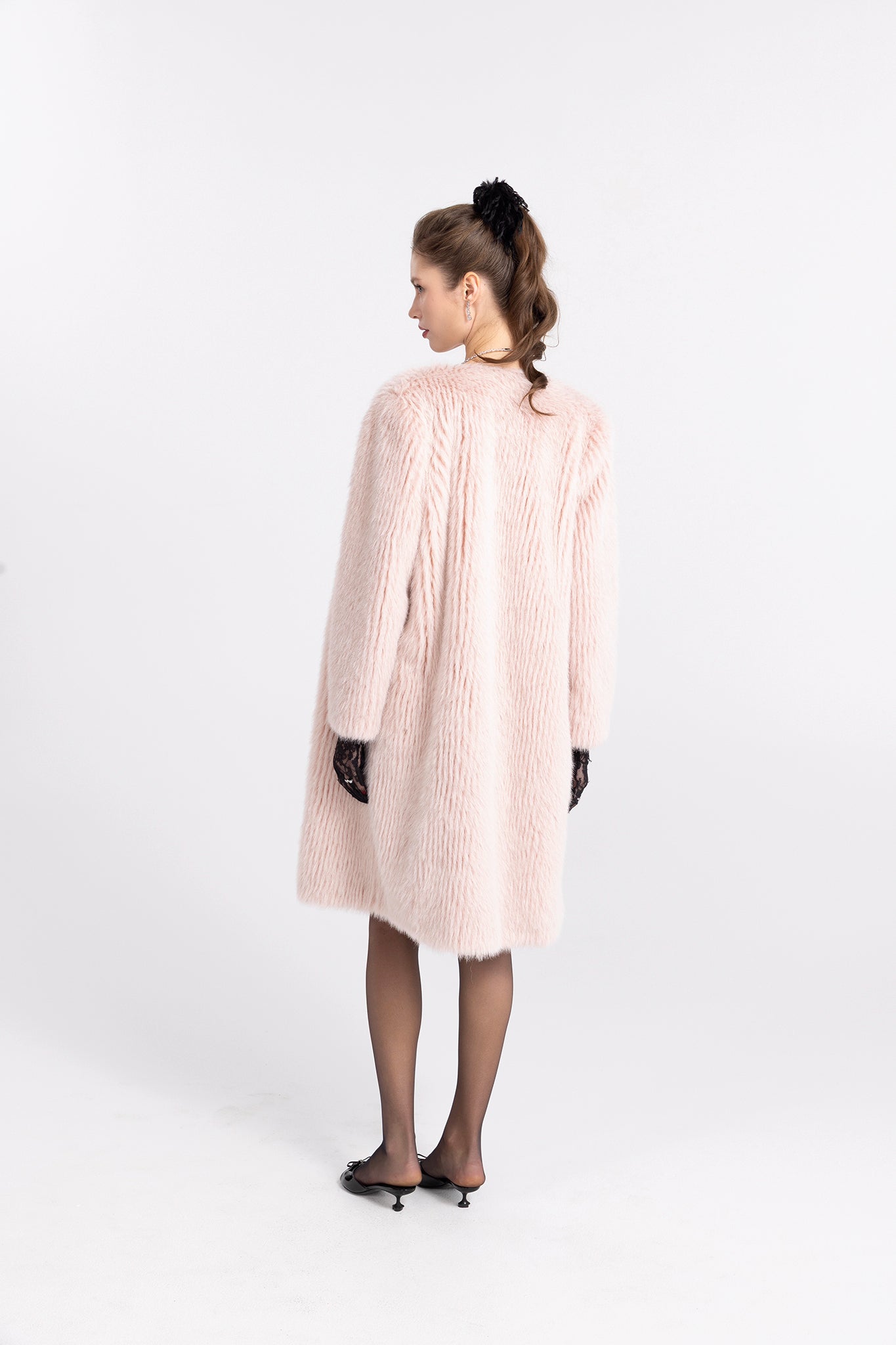 J'adore Faux Fur Long Coat | Eco-Friendly Luxury Outerwear – Nana