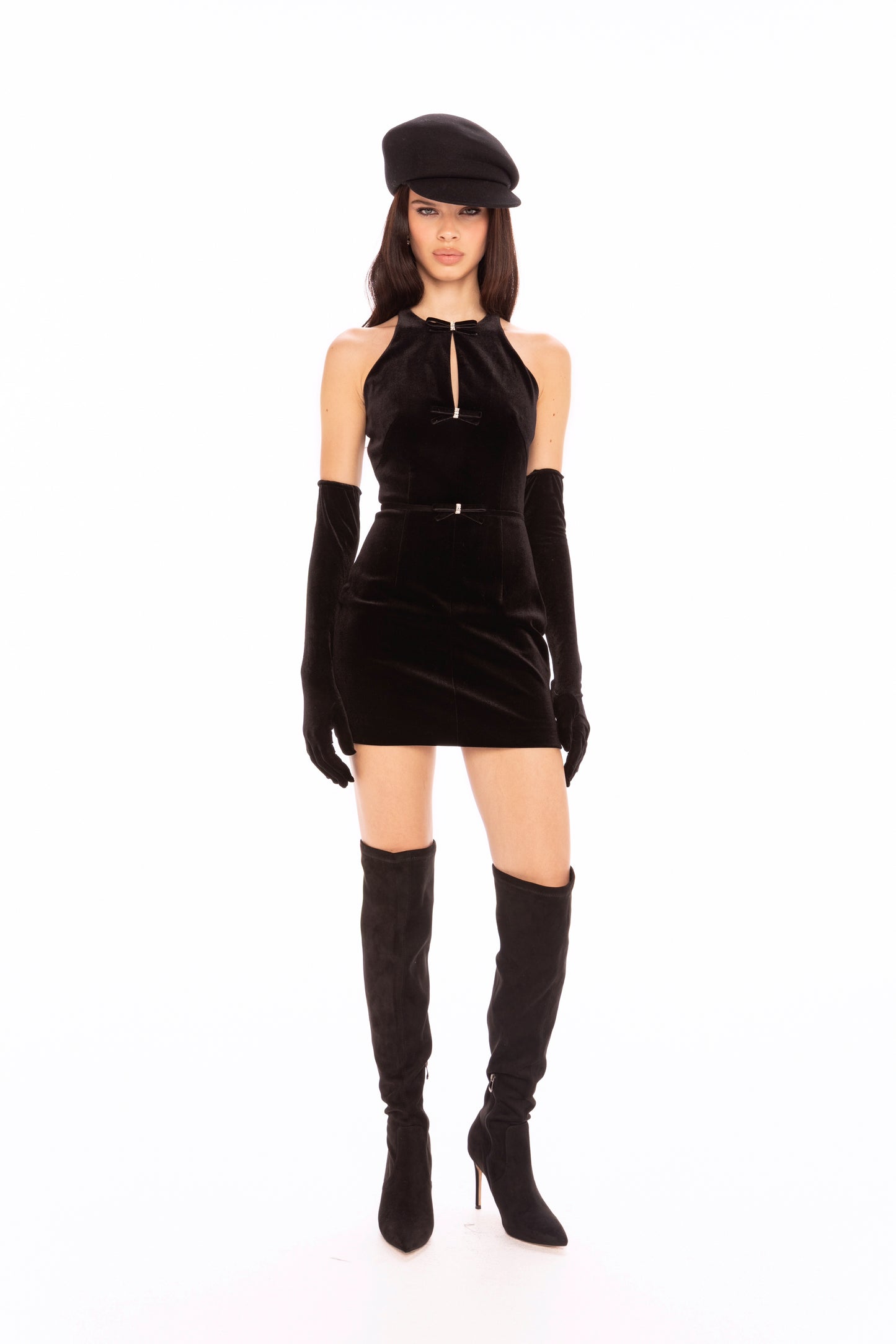 Estelle Velvet Mini Dress