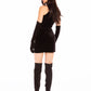 Estelle Velvet Mini Dress