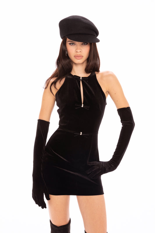 Estelle Velvet Mini Dress