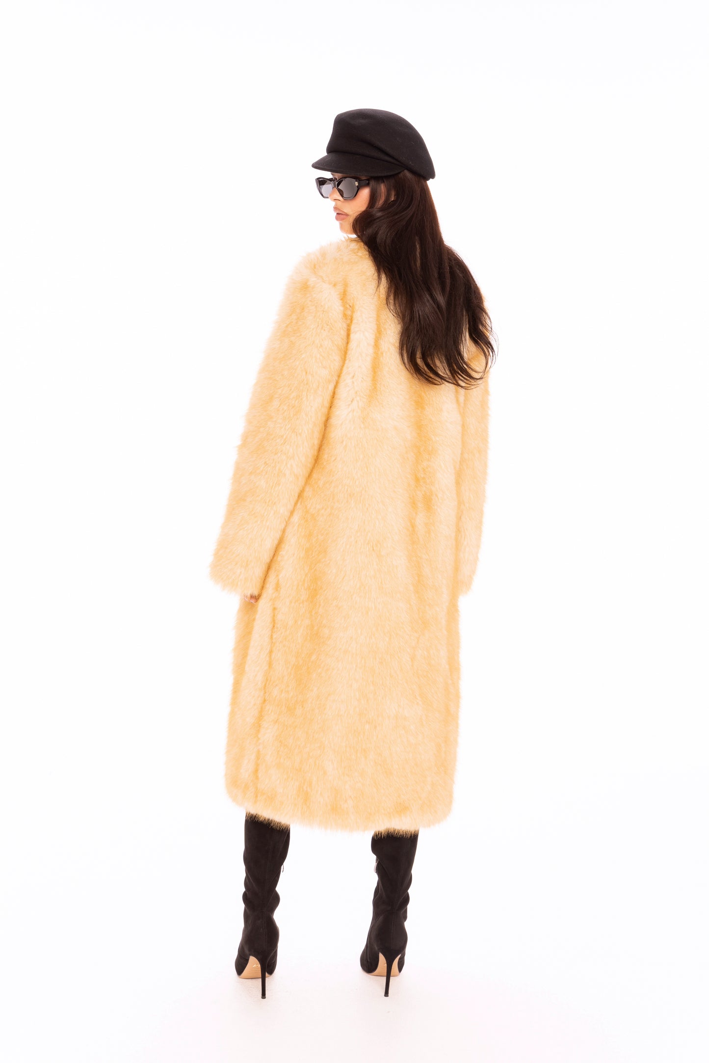 Isolde Faux Fur Long Coat
