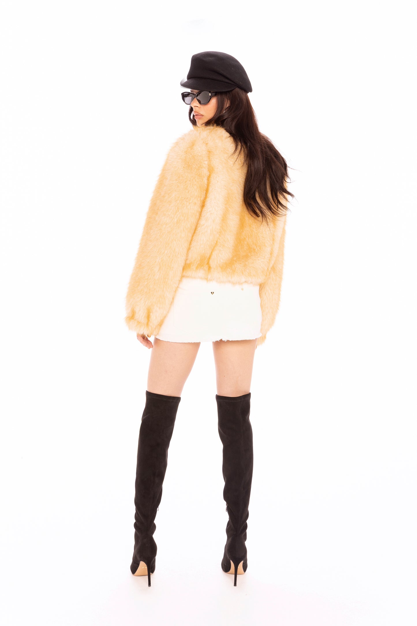 Lavinia Short Faux Fur Jacket