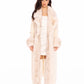 Adriana Faux Fur Coat (Off-White)