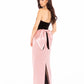 Amor Strapless Velvet Maxi Dress