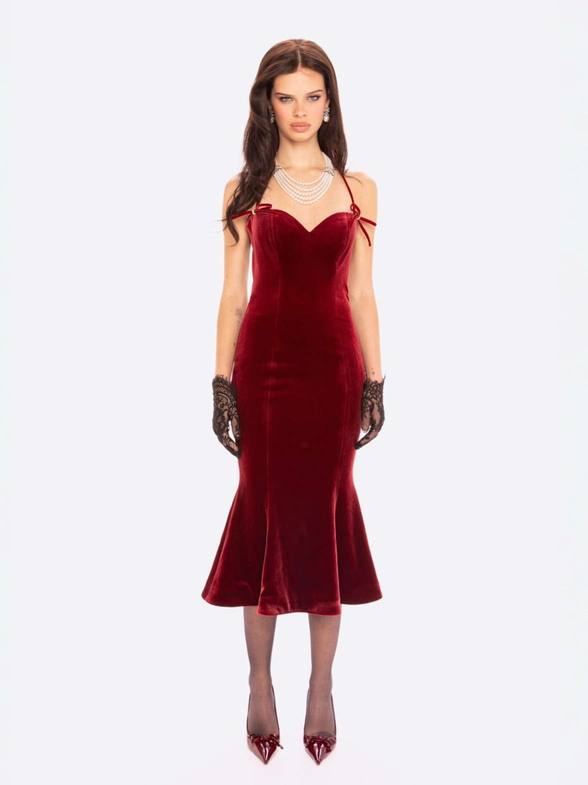 Althea Velvet Maxi Dress: Red Maxi Dress for Cocktail Party | Nana Jacqueline Althea Velvet Maxi Dress: Red Maxi Dress for Cocktail Party | Nana Jacqueline