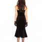 Althea Velvet Maxi Dress (Black)