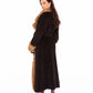 Adriana Faux Fur Coat (Black & Brown)