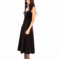Eleanora Velvet Maxi Dress (Black)