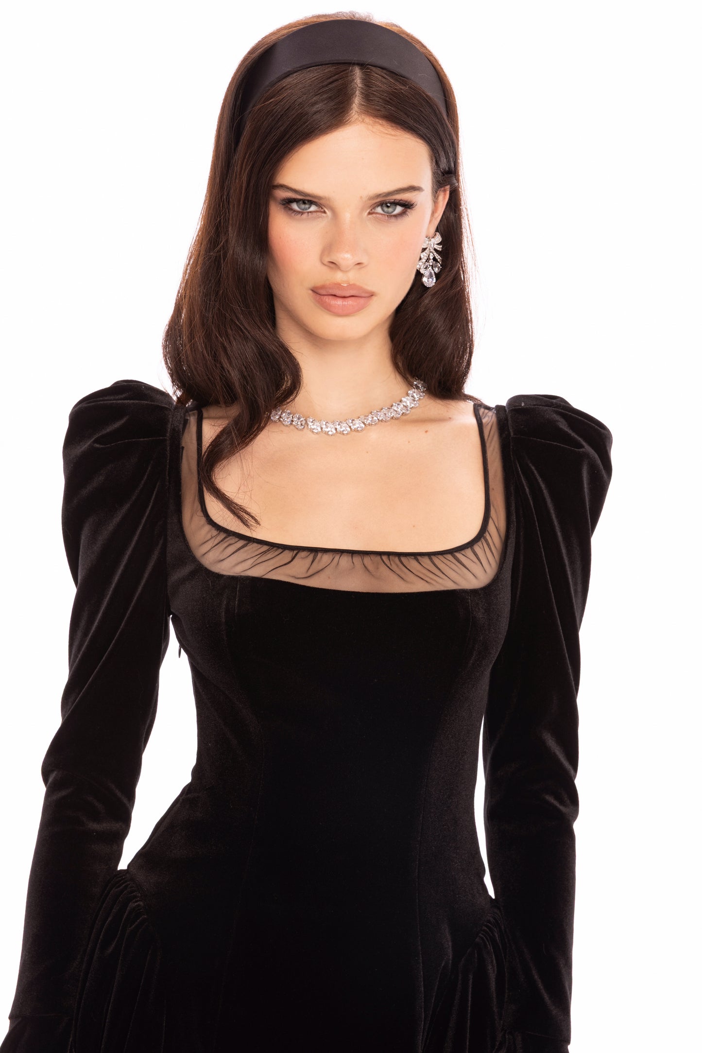 Leonora Velvet Mini Dress