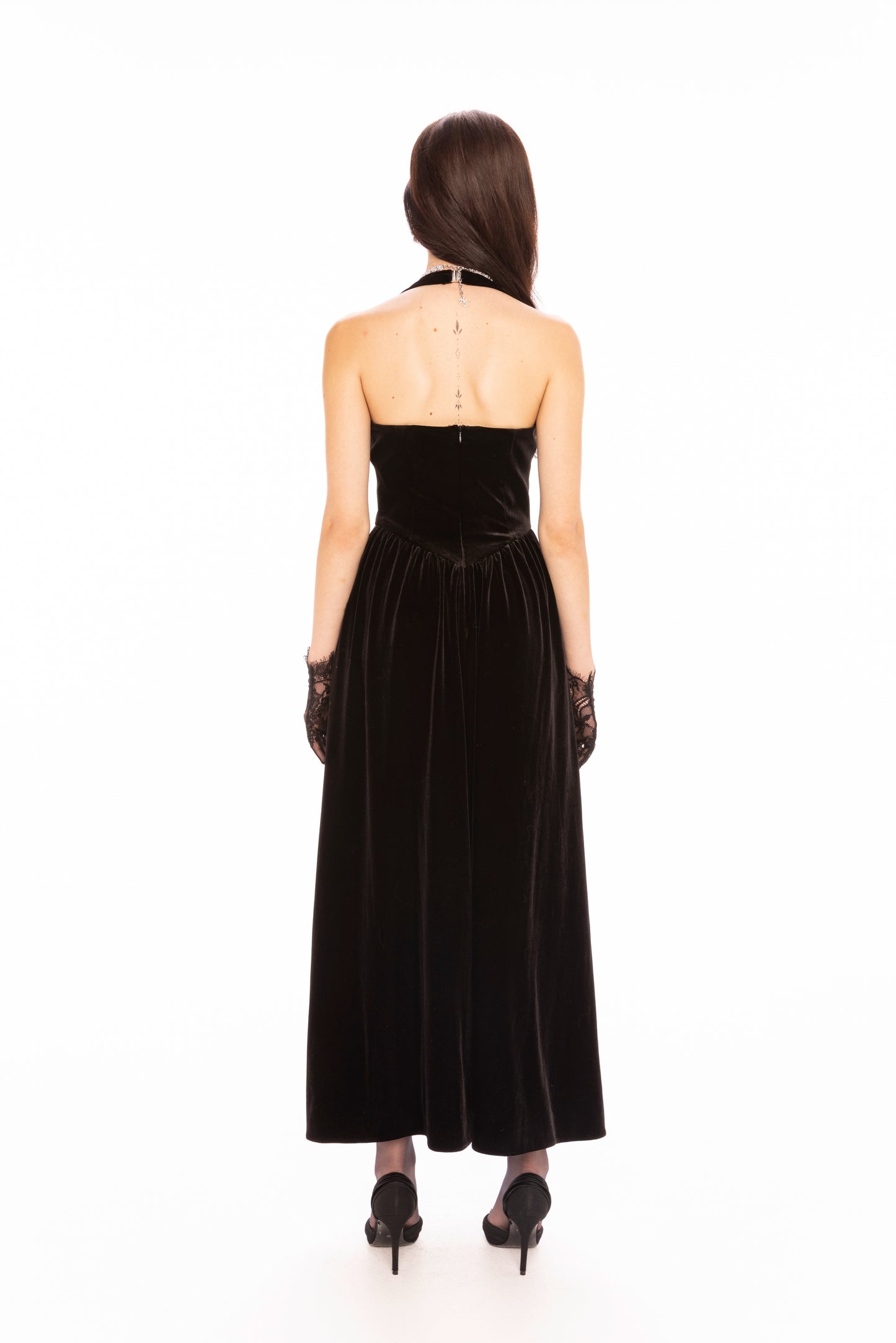 Sabine Velvet Maxi Dress