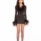 Margot Feather Mini Dress