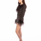 Margot Feather Mini Dress