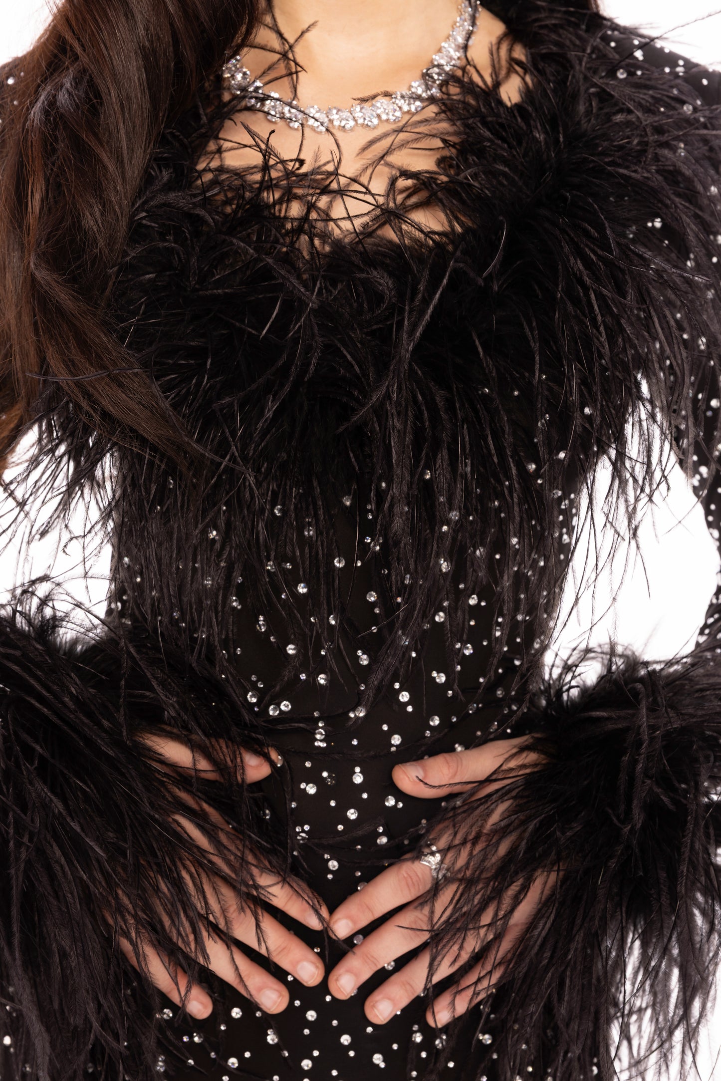 Margot Feather Mini Dress