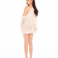 Viola Fur Mini Dress