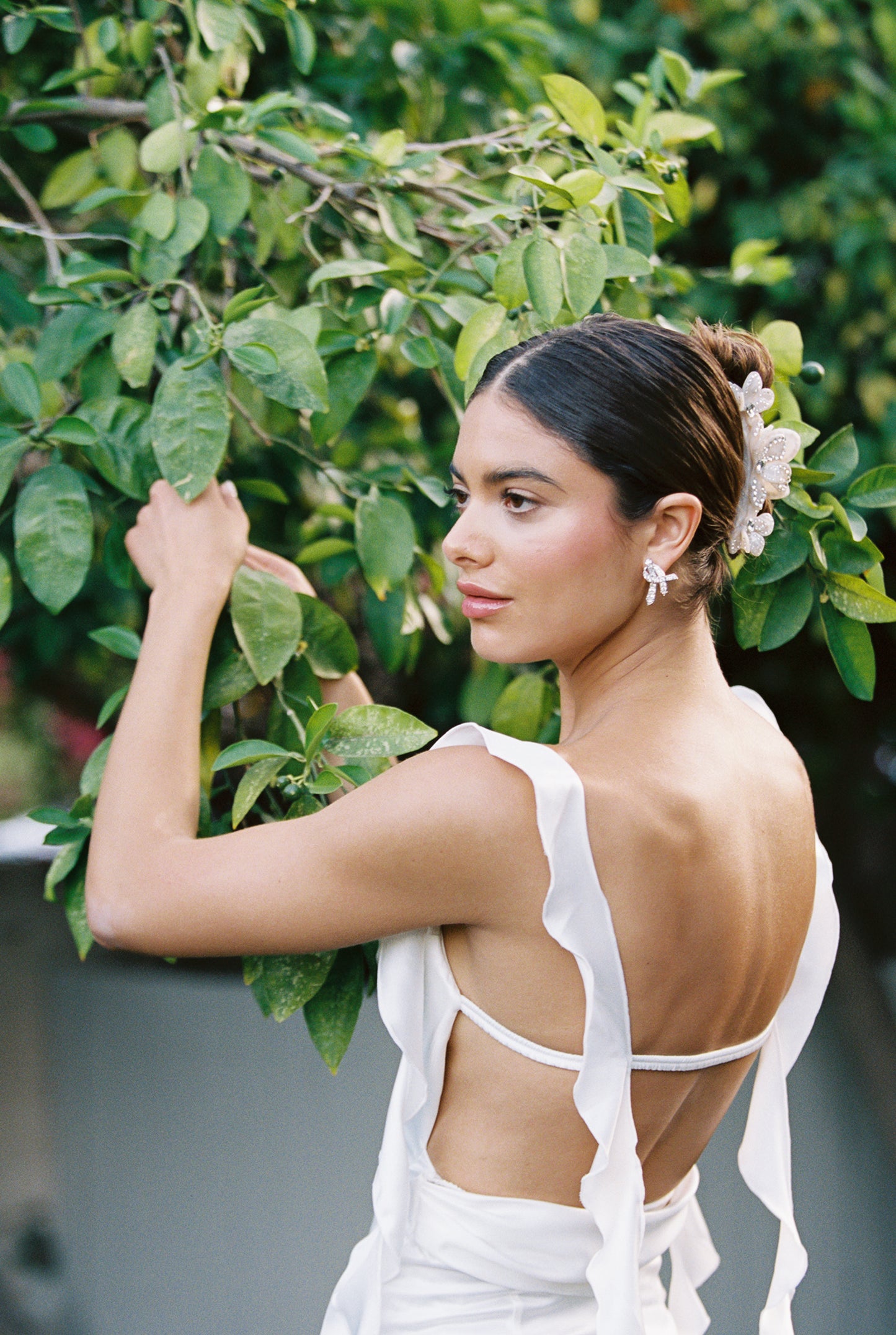 Bianca Hair Clip (White)