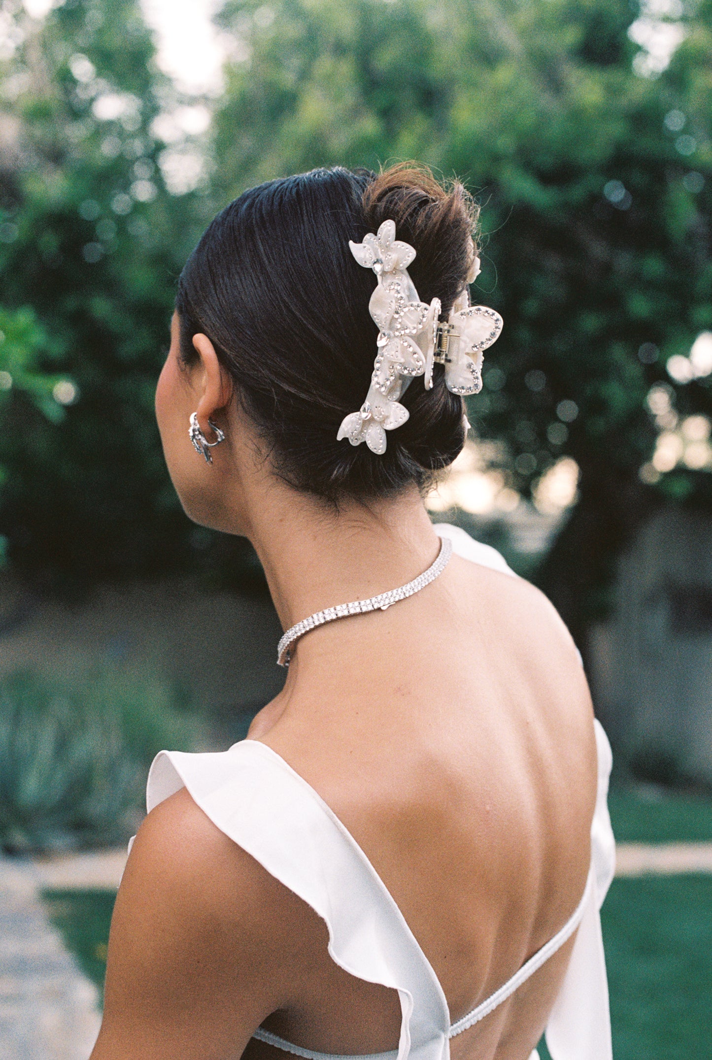 Bianca Hair Clip (White)