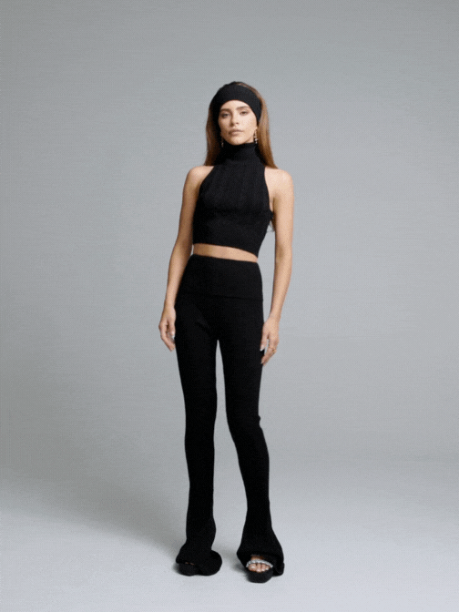 Janelle Knit Pants (Black)