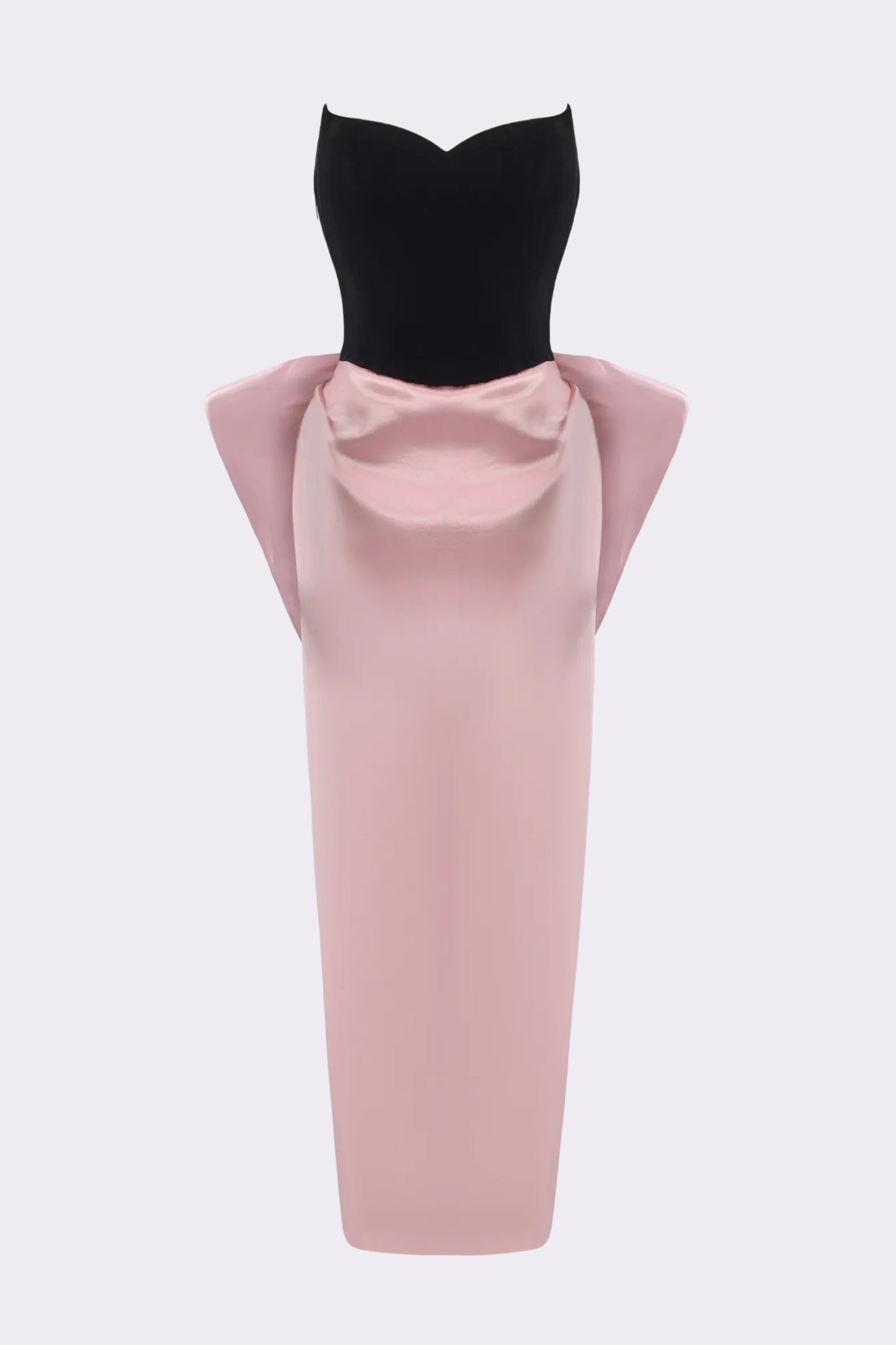 Amor Strapless Velvet Maxi Dress