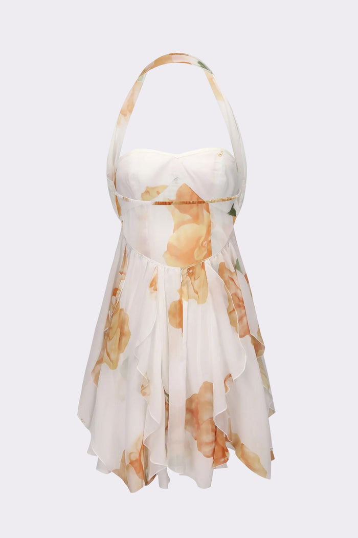 Arabella Dress: Floral Mini Dress for Garden Party | Nana Jacqueline