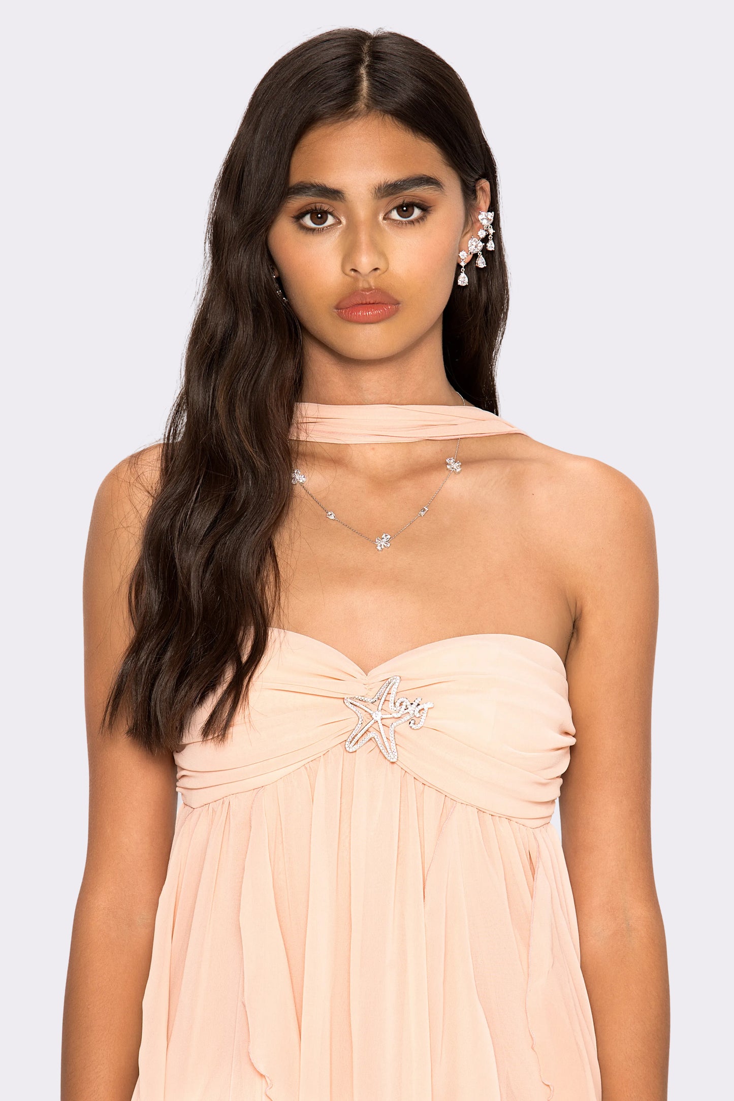 Mariah Dress (Peach)