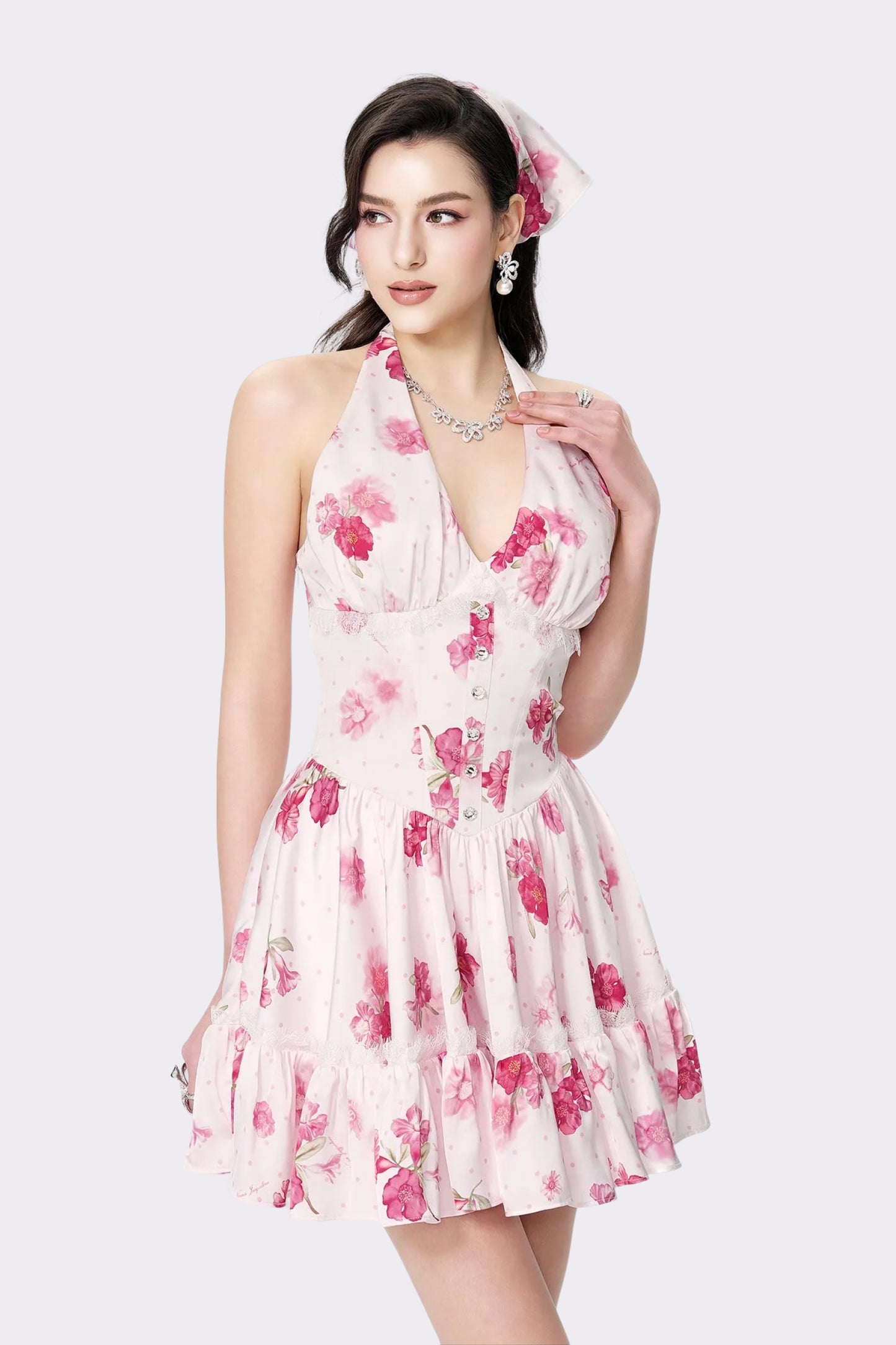 Rosaline Dress (Pink)