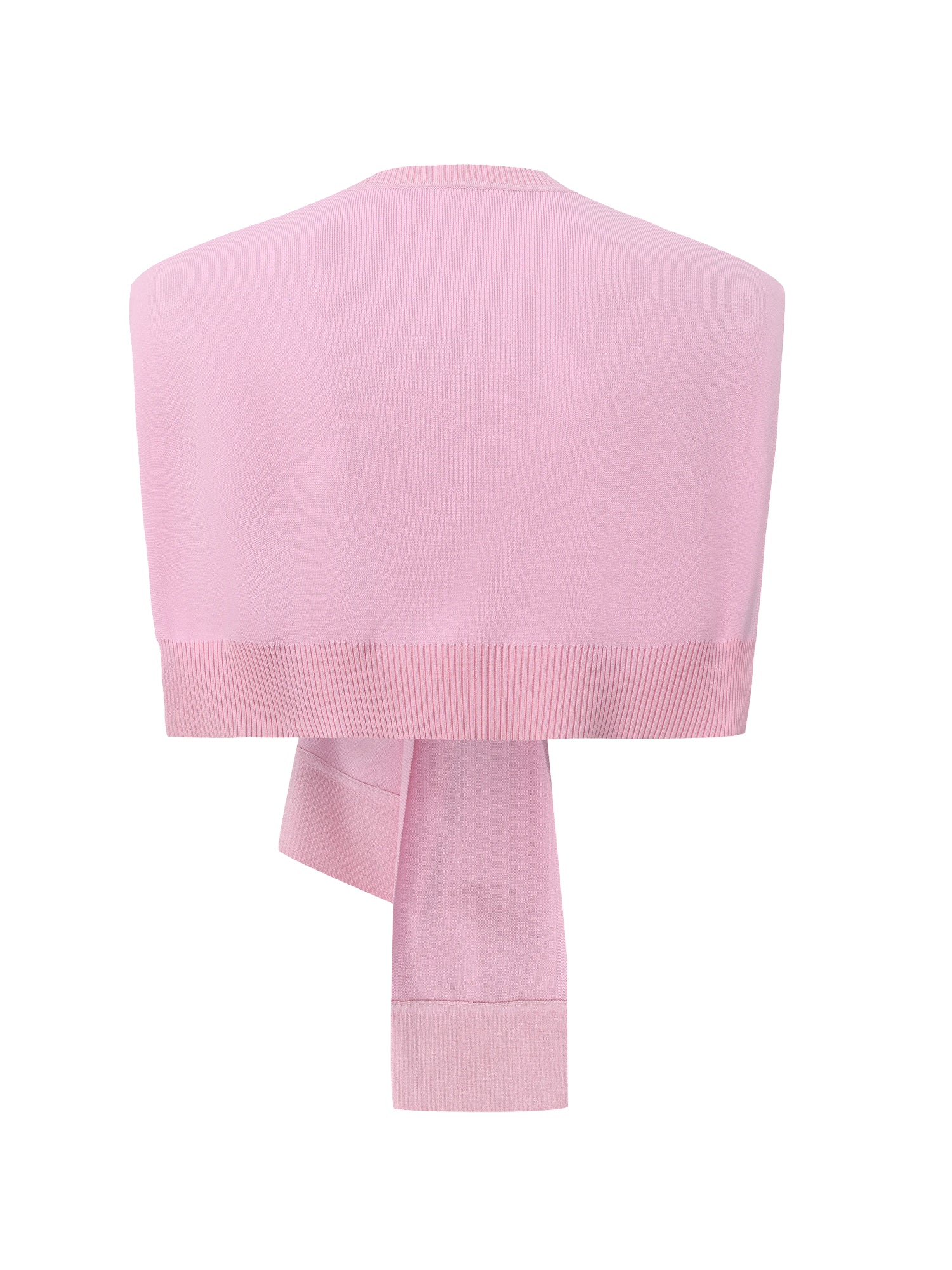 Ava Minimal Pink Knit Shawl