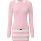 Tessa Striped Pink Knit Dress