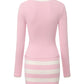 Tessa Striped Pink Knit Dress