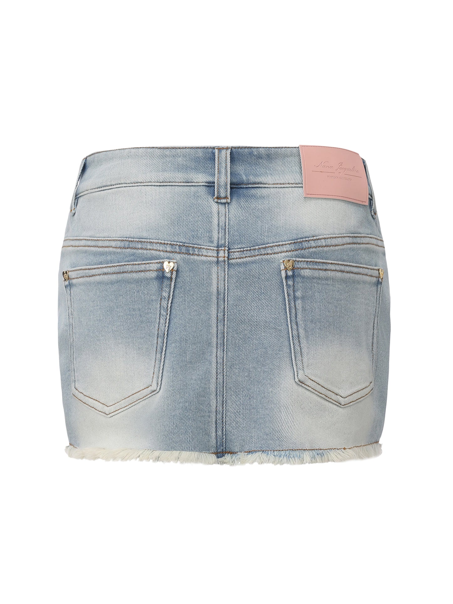 Lexi Low-Rise Light Blue Denim Mini Skirt