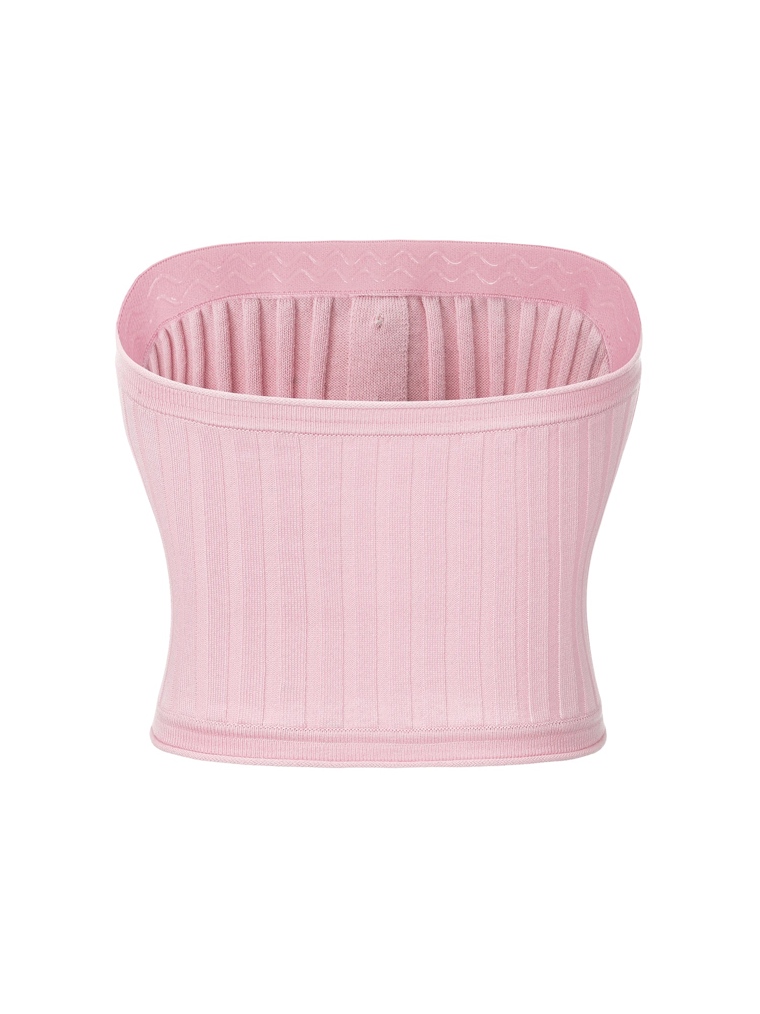 Tessa Pink Knit Tube Top