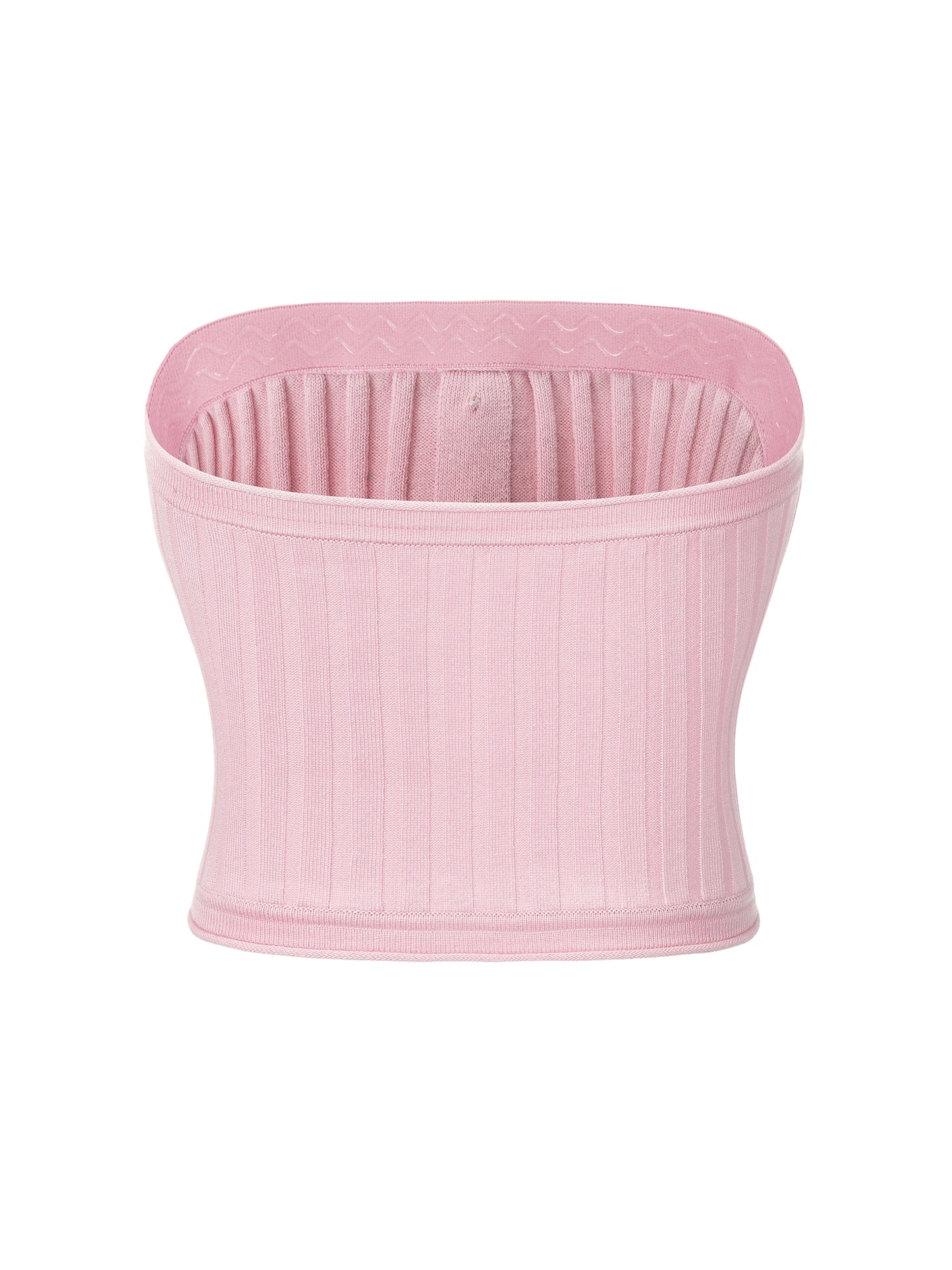 Tessa Pink Knit Tube Top