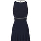 Ivy Colorblock Navy Knit Mini Dress