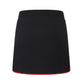 Wilhelmina Contrast A-Line Black skirt