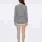 Ava Relaxed Grey Knit Cardigan