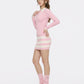 Tessa Striped Pink Knit Dress