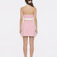 Wilhelmina Contrast A-Line Pink Skirt