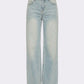 Ava Low-Rise Light Blue Straight Leg Jeans